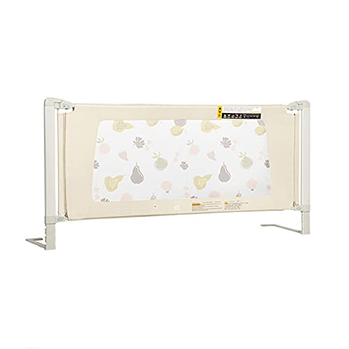 Shuai- Rieles De Cama para Niños Pequeños No Bloqueará La Línea De Visión 180 Cm con Riel De Protección De Elevación Vertical Silenciosa De Doble Bloqueo (1 Paquete) Altura Ajustable Cover