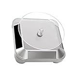 OKUMEYR Solar-drehständer Mit Tablett Schmuckzubehör Und Stützständer Für Telefon Kompakt Leicht Und Einfach Zusammenzubauen Für Uhren Mobiltelefone Und Digitalkameras