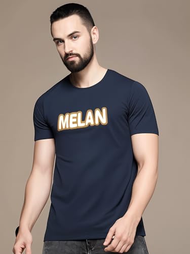 Image of Mack Jonney Men's Printed Cotton Rich Round T Shirt | Round Tshirts | Half Sleeves | Print-Regular Fit-MJ287