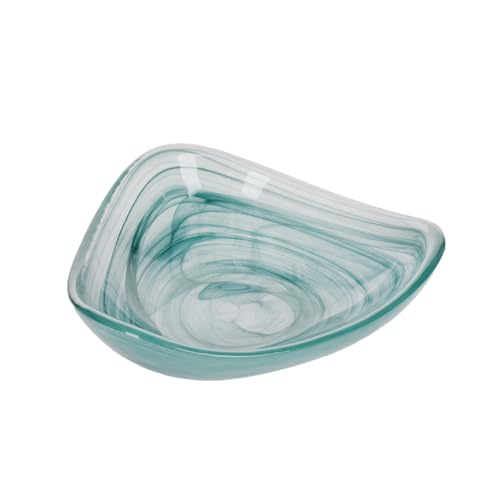 Artesà - Cuenco de cristal (18 cm), color verde