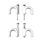 EDM Grapa Blanca Cable Manguera Tubular 2x1 N° 6 (Caja 100UNI)