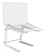 RICOO LS01-W Laptop-Ständer Höhenverstellbar Tisch-Stand Notebook 15-17 Zoll DJ Mischpult Halterung Universal Bildschirm-Erhöhung Weiß
