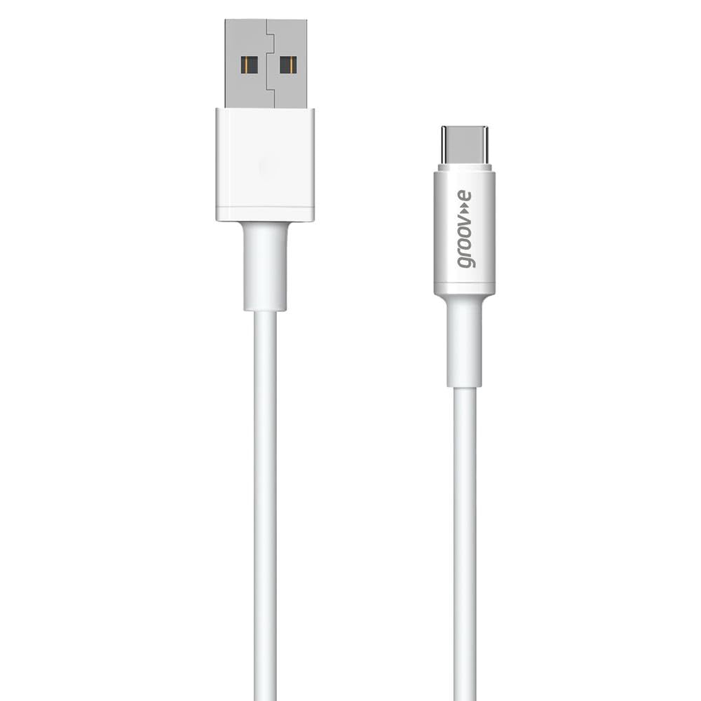 Groov-e USB-C to USB-A Charging Cable 1M - White Brand