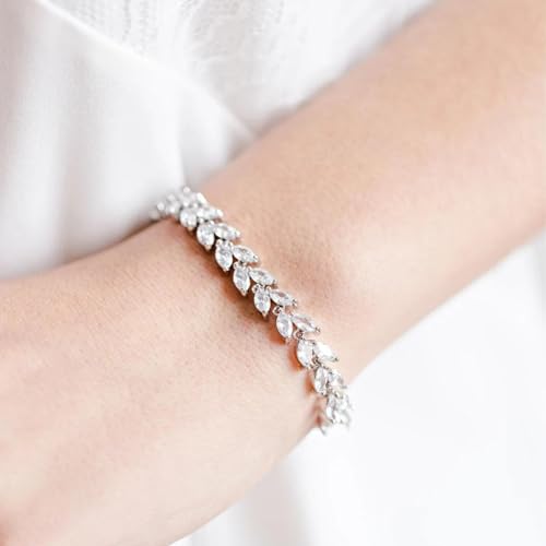 Poryimee DK030 Tennis Bracelet For Women Wedding Bracelets thumb #4
