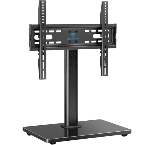 PERLESMITH Universal TV Stand Legs for 32-70 inch TVs, Table Top TV Stand up to 99 lbs, Height Adjustable Television TV Mount, Universal TV Base for Livingroom & Bedroom, VESA 400x400mm PSTVS04-N2