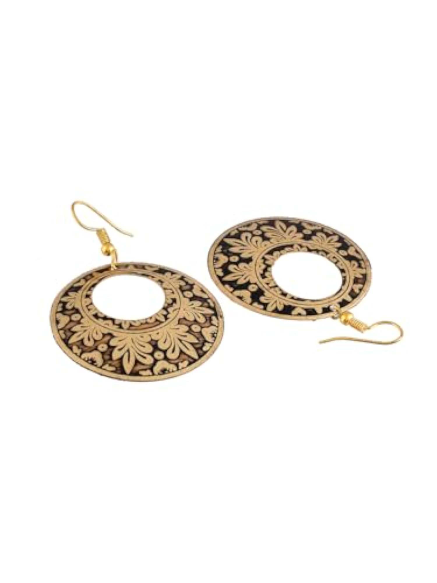 Round Hoop Earrings Set for Women & Girls
