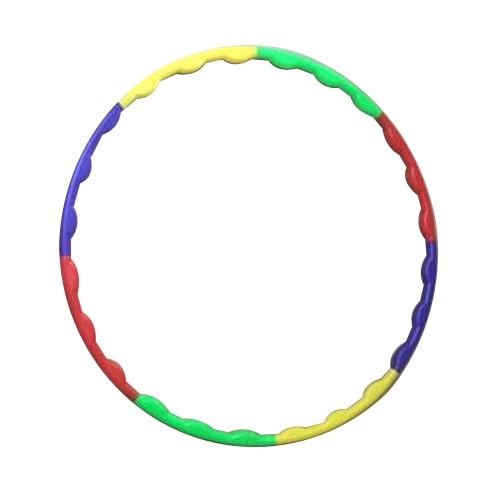 GREEN AURA Hula Hoop, Exercise Ring for Fitness with 30 inch Diameter for Boys, Girls, Kids and Adults (Multicolor), Hoola Hoop, Adjustable Design, use for Lose Weight-image-46