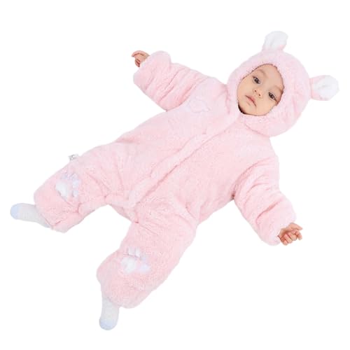 Combinaison neige bébé pour balades en poussette, barboteuse d'hiver chaude 6-9 mois