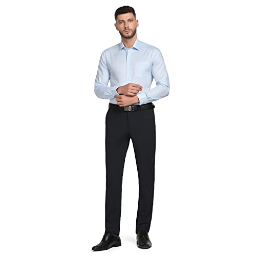 Image of blackberrys Structured Nylon Slim Fit Mens Work Wear Trousers