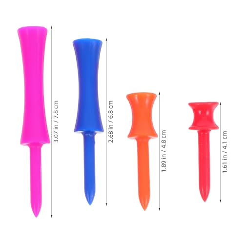 Tees de golf en ABS Kisangel de 7,6 cm robustes et durables pour le practice - 2