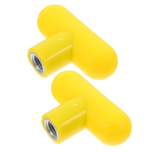 Veemoon Mango para Gimnasio 2 Asas Ergonómicas y Seguras, Accesorio de Repuesto en PP y Pa para Equipos de Entrenamiento de Fuerza en Casa o Gimnasio