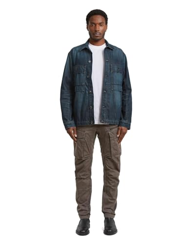 G-Star Men's Rovic Zip 3D Regular Tapered Pants, Size: 35/34, Color Brown – Ansicht 3