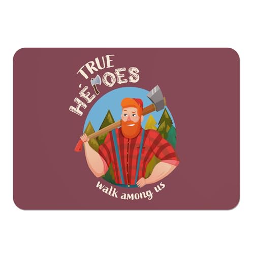 Set de table liège rouge True Heroes anti-rayure et chaleur 4pcs - 2