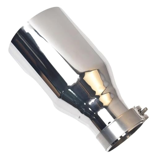 Embout d'échappement universel inox 304 contre la corrosion pour silencieux de 76mm à 114mm