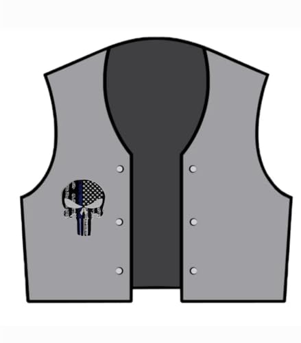 SUMA SHOP Gestickter Aufnäher zum Aufbügeln oder Aufnähen, Thema: Der Totenkopf, Totenkopf-Flagge.