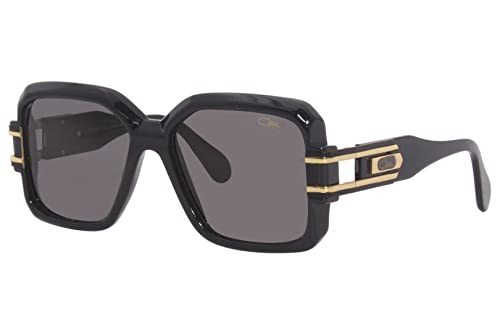 Cazal Legends 623/3-1 Sunglasses Men's Black-Gold/Grey Square 57mm