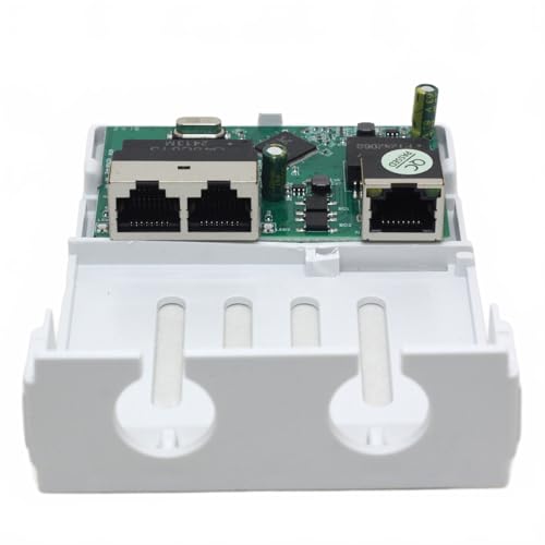 Extensor PoE de 1 a 2 Gigabit, Repetidor en Cascada para Exterior, Interruptor PoE de 3 Puertos Resistente a la Lluvia miniatura 5