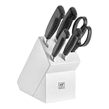 Set of 4 ZWILLING Four Star block knives white immagine