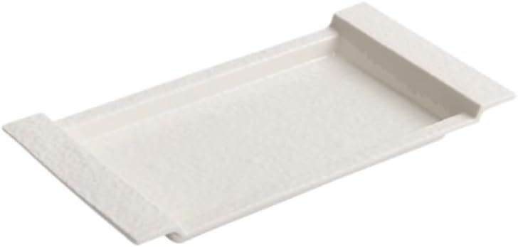 Dinner Plates Ceramic Plate Household Vegetable Plate Snack Plate Dessert Plate Rectangular Tray Square Plate(13inch)