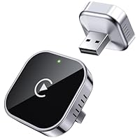 Jumpeak CarPlay Wireless Adapter 2025 Upgrade von Wired CarPlay auf Wireless, Mini-USB-Design für Autos mit Wired CarPlay, Plug und Play, Schnelle und Stabile Verbindung für CarPlay mit iPhone