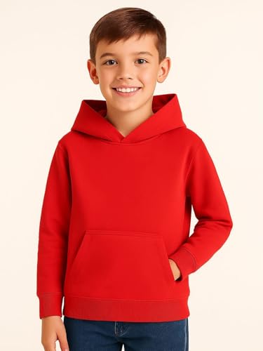 Image of HILEELANG Boy Hoodie Sweatshirt Zip-Up Cotton Casual Pocket Jacket Spring Fall Clothes