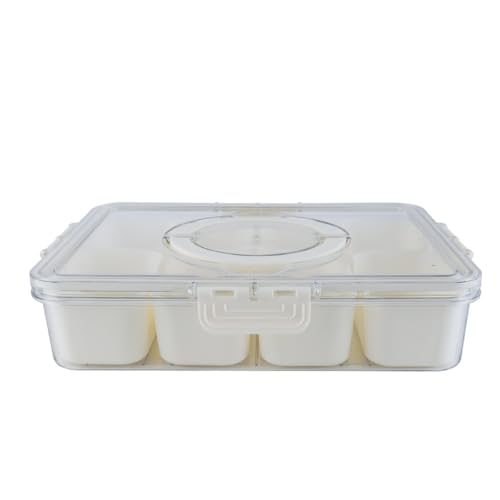 Plateau de service divisé 8 compartiments avec couvercle étanche - 3