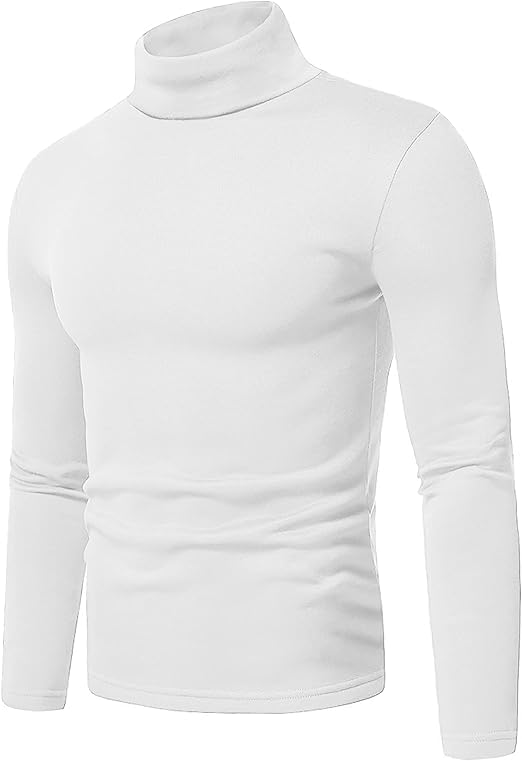 Herren Rollkragen Langarmshirt - Winterpullover Pullover für Männer - Bild 11 von 20