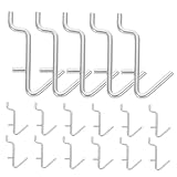 Installation rapide et simple : installez et ajustez ces crochets , en s'adaptant rapidement à vos besoins de stockage, crochets pour panneau perforé d'établi, crochets pour chevilles