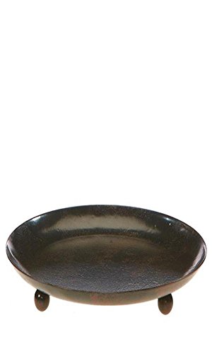 DecoFlair NAT1369 Metal Pillar Candle Plate