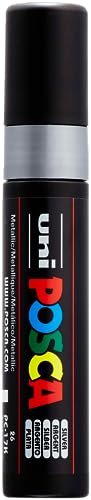 posca Acrylic Paint Marker, PC-17K Extra Broad tip, Silver (PX202283000)