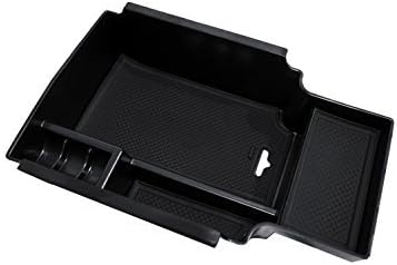 VesulCenter Console Armrest Storage Box Compatible with Honda Civic 2012 2013 2014 2015 ABS Tray Insert Organizer Glove Pallet