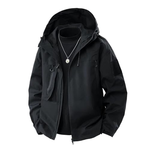 Veste de randonnée homme à capuche manteau décontracté pour l'automne