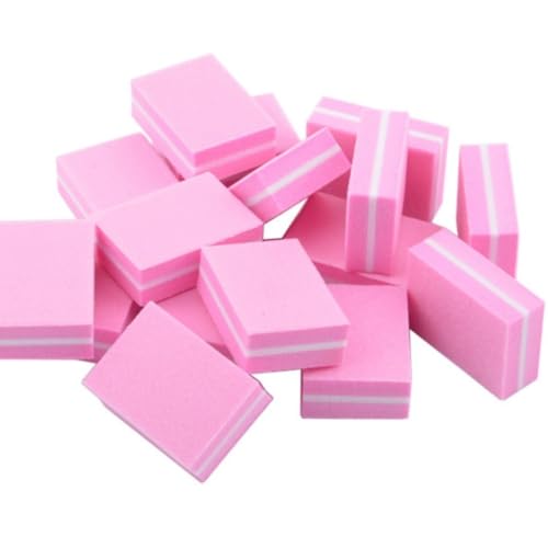 20 Blocs Tampon à poncer ongles Bloc Polissoir Nail Art Tips Tool, lime de polissage professionnelle pour poncer les ongles en acrylique ou gel naturel