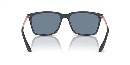 Armani Exchange Men's Ax4138sf Low Bridge Fit Rectangular Sunglasses4