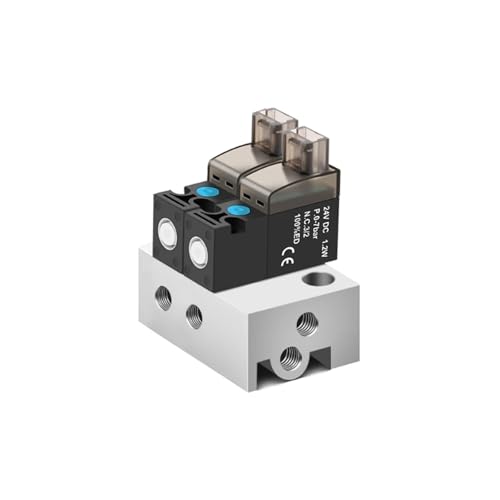 Électrovanne miniature contre les pannes de pression d'air 2 positions - 8