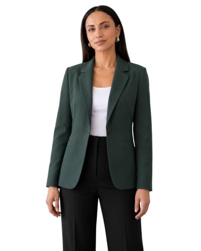 Image of SaintX Women's Premium Formal Blazer | Fully Lined | Regular Fit | 4-Way Stretchable Ultra-Light Fabric | Fashion-Forward | Office /Meetings (WB01)