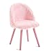 Produktbild Wood bench Home Chair, Wohn- / Esszimmer/Schlafzimmer Stuhl, Retro Creative Solid Wood Chair,Rosa