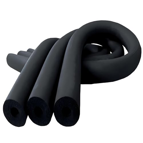 フォームチューブ チューブカバー ハンドルグリップサポートパイプ断熱材用 ブラック 6-110mm 内径 1.9M長さ(ID 6mm*15mm*1.9m)