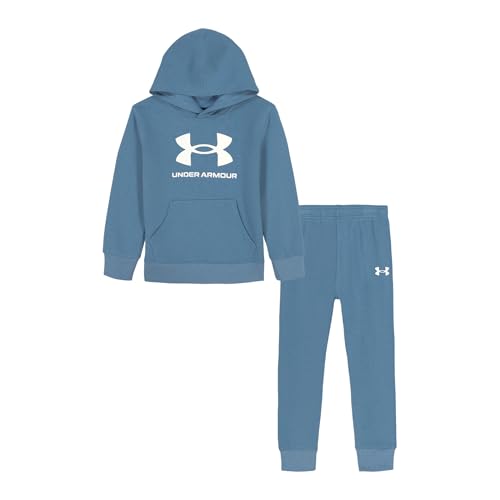 Image of Under Armour Boys' 2-Piece Hoodie Set, Pullover Sweatshirt and Fleece Pants