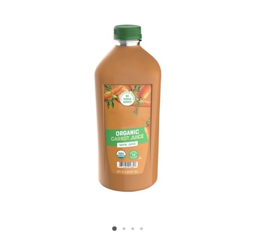 Carrot Juice Farms Organics 100%, 52 oz. (Pack of 2)