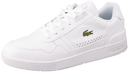 Lacoste Tênis masculino Lerond Pro Baseline de couro, Wht, 38