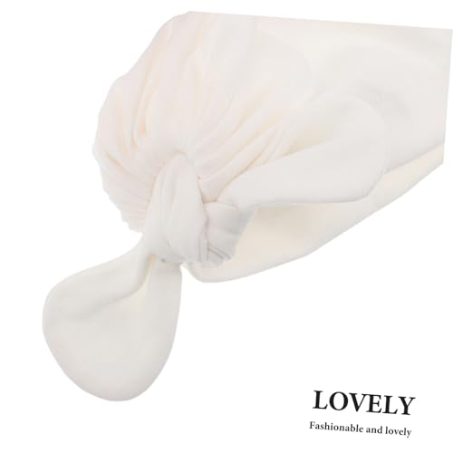 2Pcs Turban Hats Soft Cotton Beanie Caps Comfortable Headwrap for Boys for Hospital Home and Outdoor Use Warm Protective3