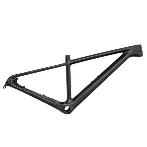 ZFF Fibra De Carbono Cuadro MTB 15''/17''/19'' Bicicleta De Montaña 29er Cuadro Eje Pasante 12 * 148mm Freno De Disco Cuadro XC Enrutamiento Interno (Color : Black, Size : 15'')