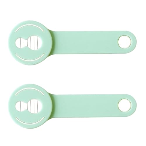 DOITOOL Cortadores Multifuncionales Diseño Antideslizante Juego de 2 y Material Abs y Acero Inoxidable para Frijoles y Pimientos para Cocina