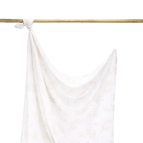 Manta Envolvente de bambú, Ligera y refrescante, para Verano, Vacaciones en la Playa, para niños, Baby Shower, tamaño 75 x 100 cm, protección Solar para el Calor, Plantas Luminosas