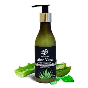 Merle Herbs Aloe Vera Gel For Face & Body With Vitamin E For All Skin Type | Men And Women 200Gm