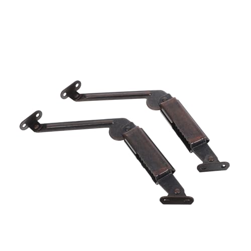 jojofuny 2 Piezas Herrajes para muebles agarraderas para cubos de almacenamiento accesorios antideslizantes caja de almacenamiento bisagra de soporte de tapa resistente bisagra de fricción