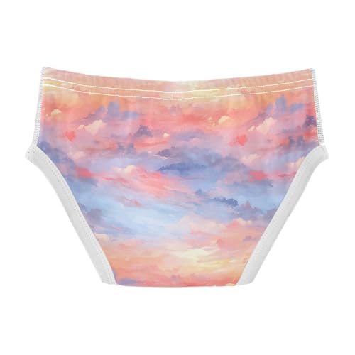 visesunny Boys Cotton Underwear Abstract Powder Blue Sky Clouds Printed Toddler Soft Training Briefs Size 2T-8Y for Kids2