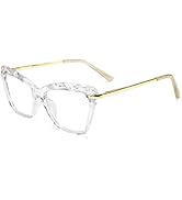 FEISEDY Cat Eye Glasses Frame Clear Lenses Eyewear Women B2440