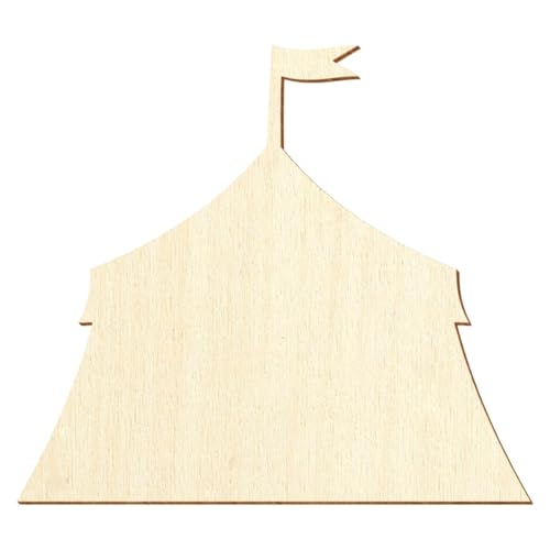Holz Zirkuszelt - Deko Basteln 3-50cm, Pack mit:25 Stück, Breite:15cm...